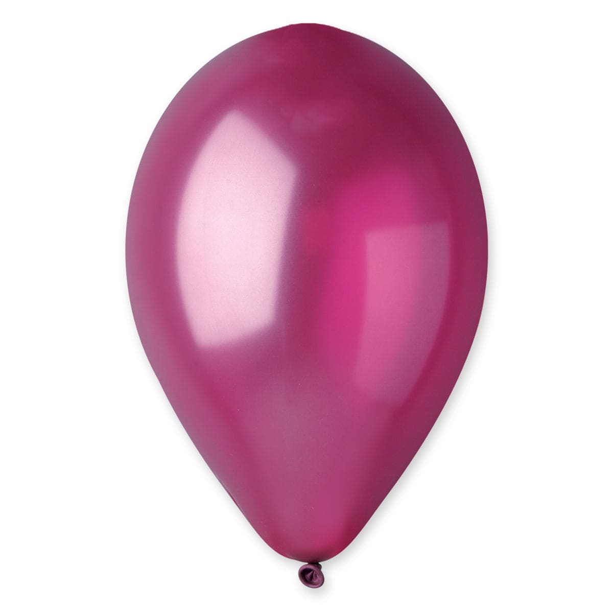 12" Latex Balloon Metallic Burgundy 50 ct