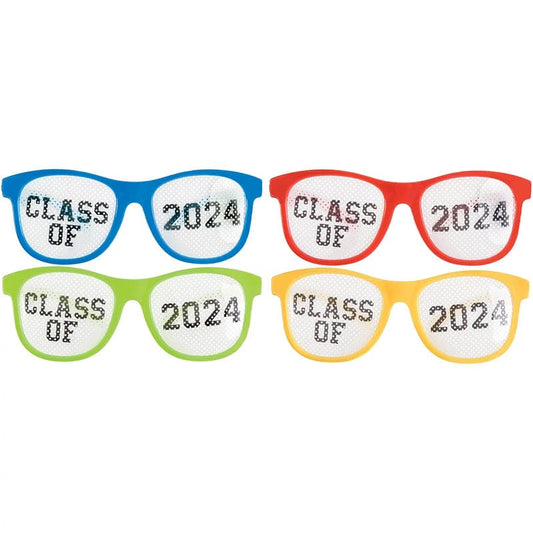 Grad Class Of 2024 Glasses 10ct