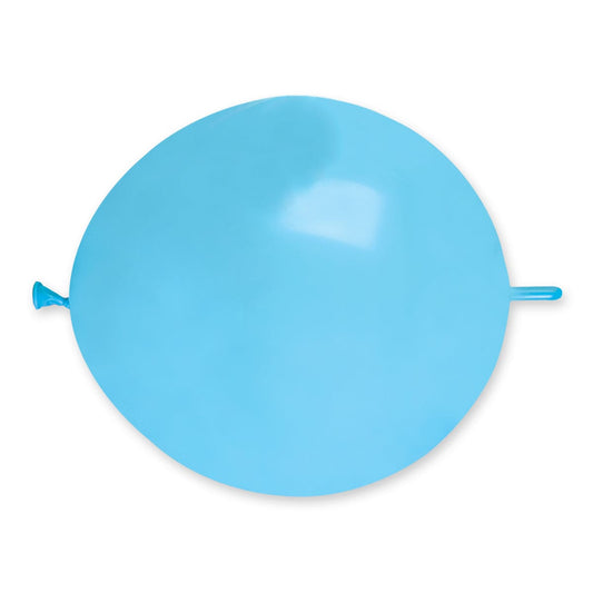 13" Latex Linking Balloon Light Blue