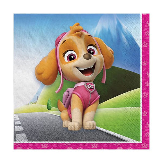 Paw Patrol Skye Beverage Napkins 16ct