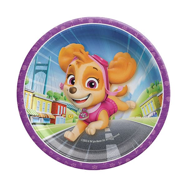 Paw Patrol Skye 7in Round Luncheon Paper Plates 8ct