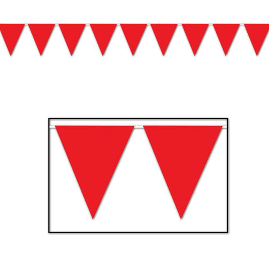 Red Pennant Banner 12ft