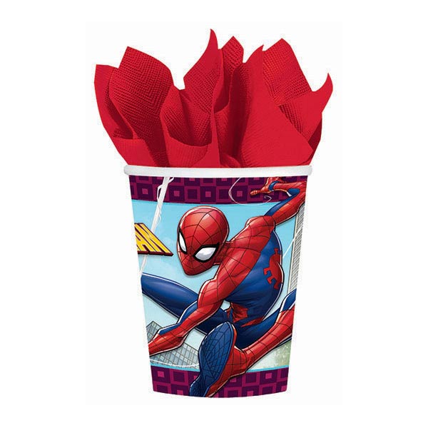 Spiderman Webbed Wonder 9oz Cups