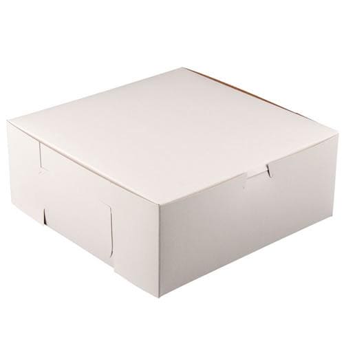White Cake Box 10inx10inx5in
