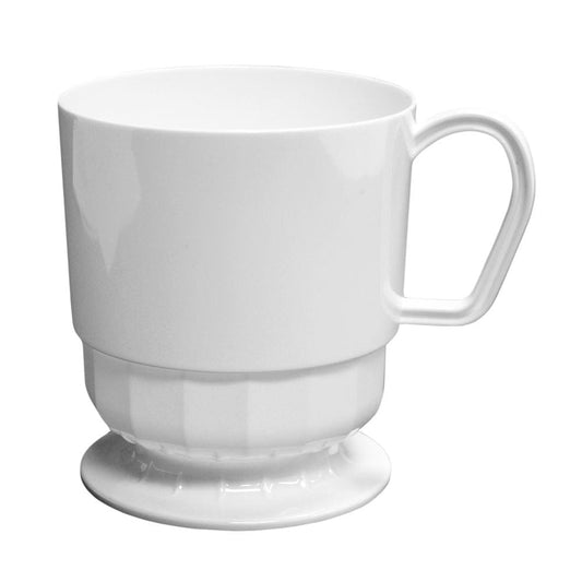 White Plastic Coffee Cups 8oz 10 Ct