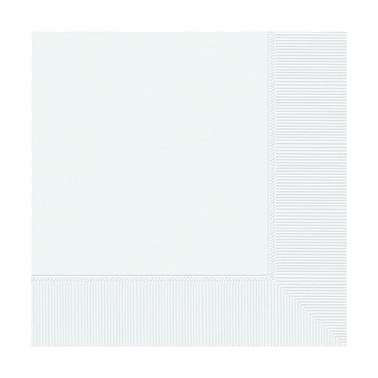 2-Ply Beverage Napkins Frosty White (40)