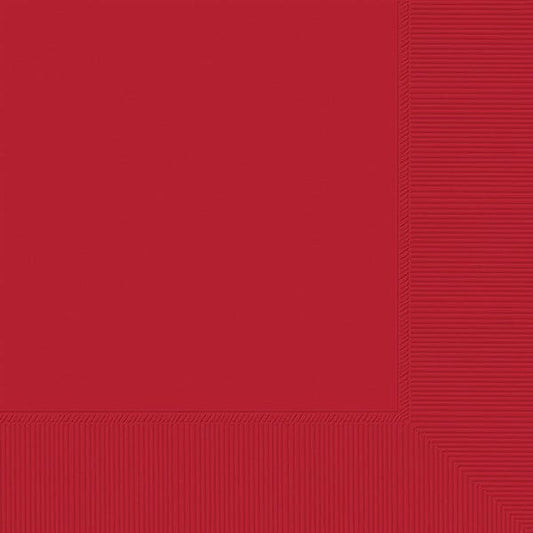 2-Ply Luncheon Napkins Apple Red 40ct
