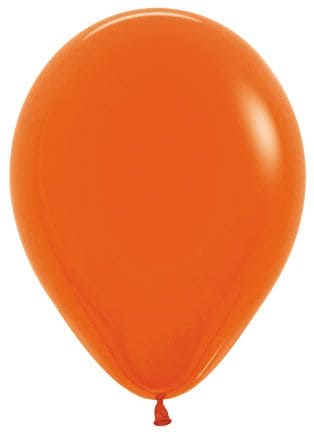 12" Latex Balloon Crystal Orange 50 ct