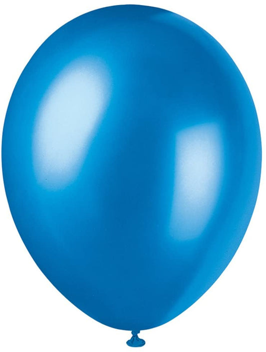 12" Latex Balloon Crystal Blue 50 ct