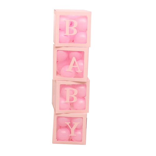 Balloon Blocks Pink 48in