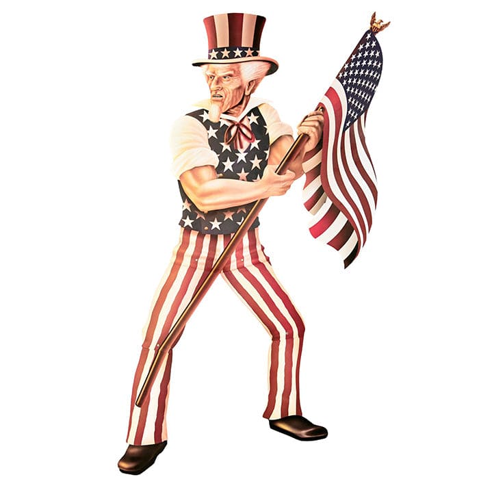 Jointed Uncle Sam Cutout