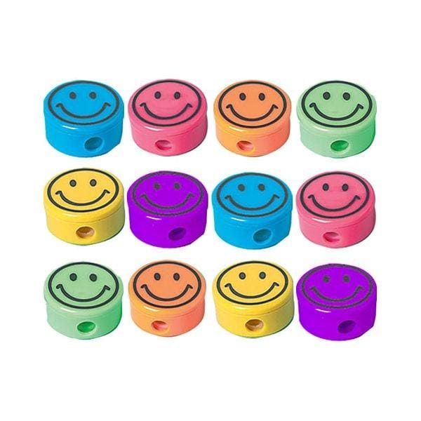 Smiley Pencil Sharpener Value Pack Favors