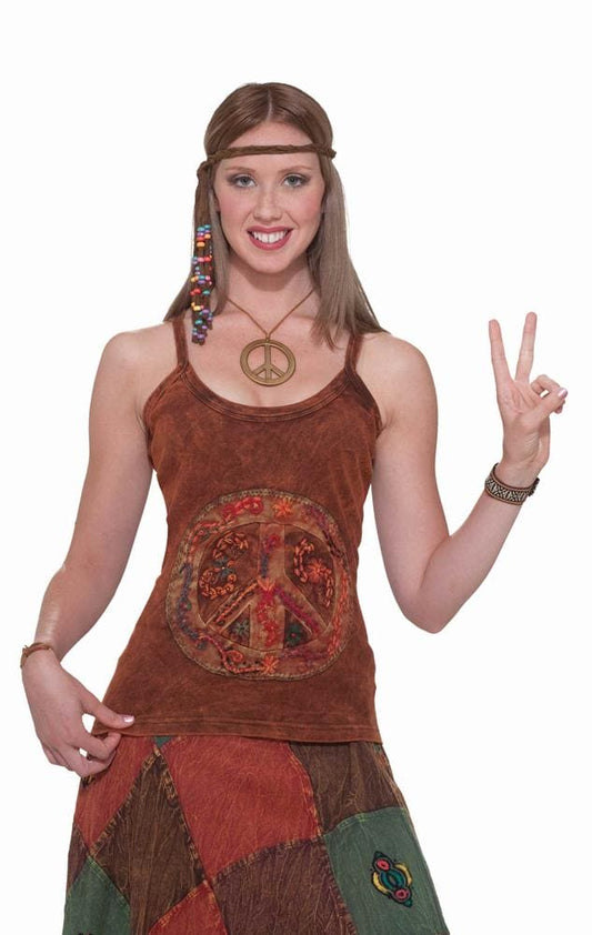 Hippie Peace Sign Tank Top