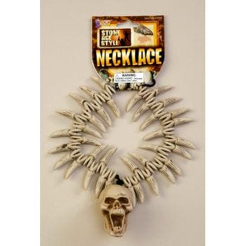 Tooth & Skull Necklace