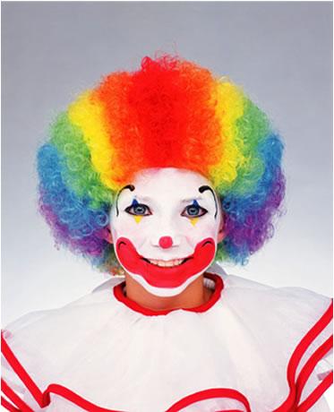 Multicolor Children's Clown Wig