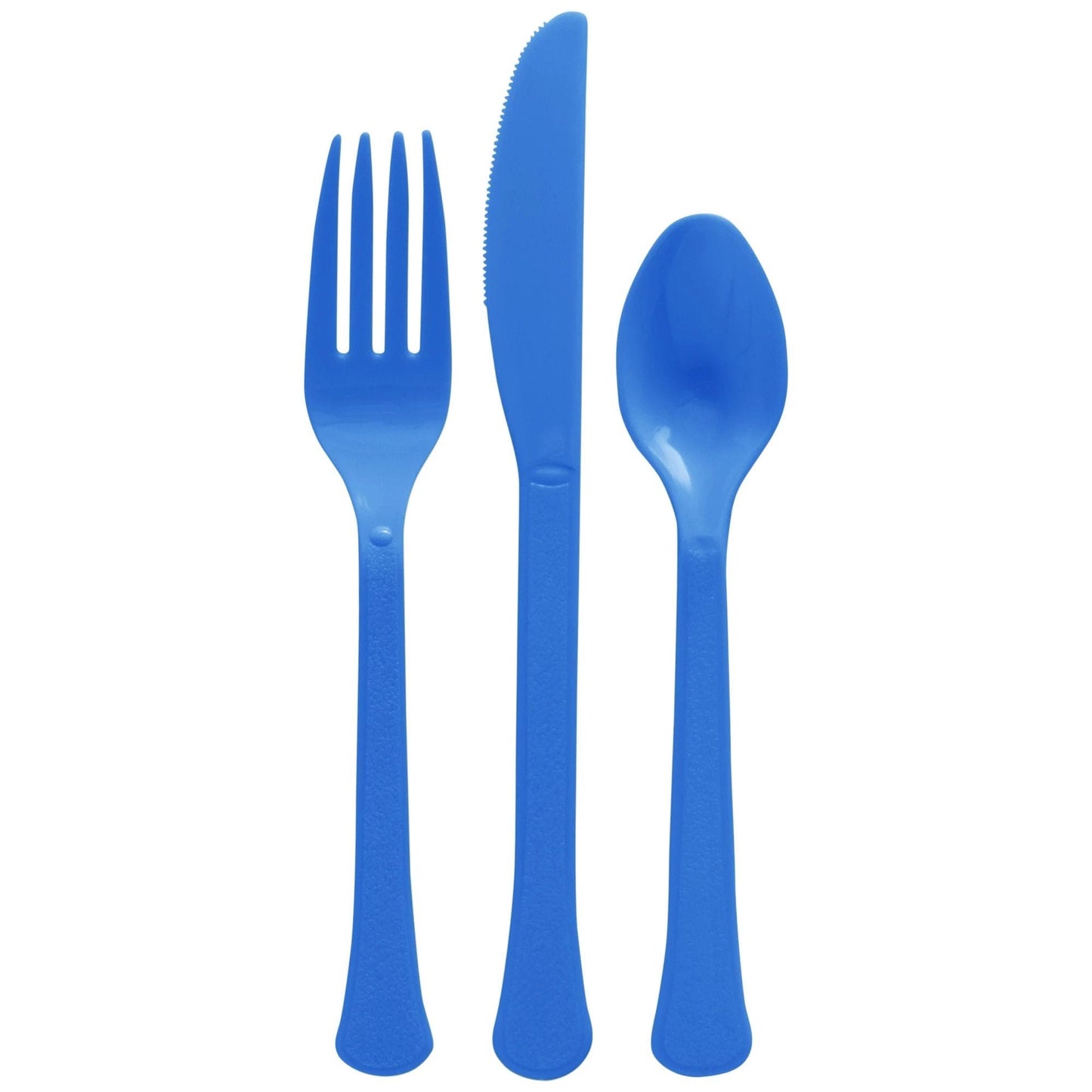 Heavy Weight Cutlery Asst., High Ct. - Bright Royal Blue 200 Ct