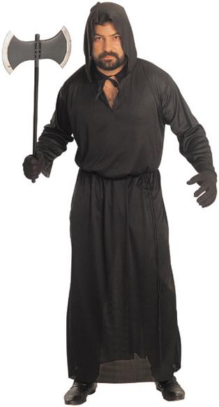 Hooded Adult Black Robe