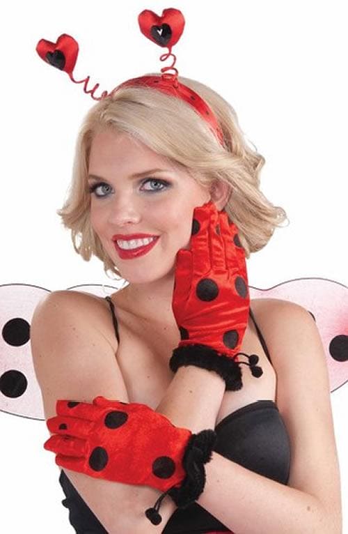 Lady Bug Short Gloves