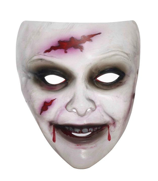 Transparent Zombie Famale Mask