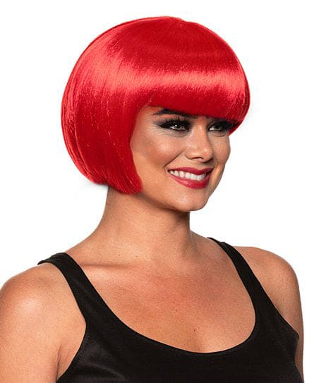 Short Bob Wig Red