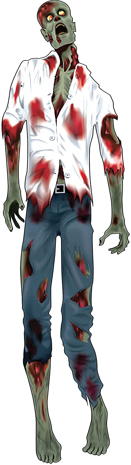 Zombie Black Suit 60" Cutout