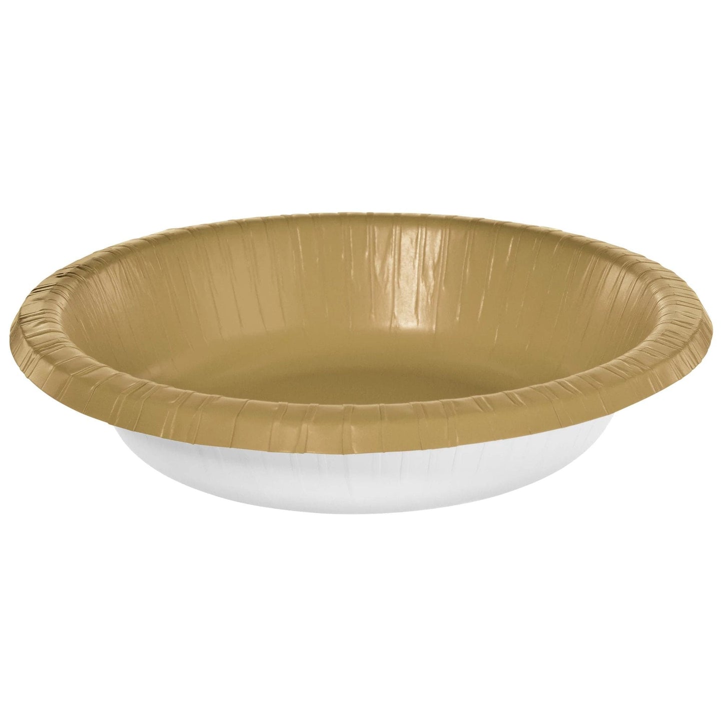 Gold Paper 20oz. Bowl, 20 ct.