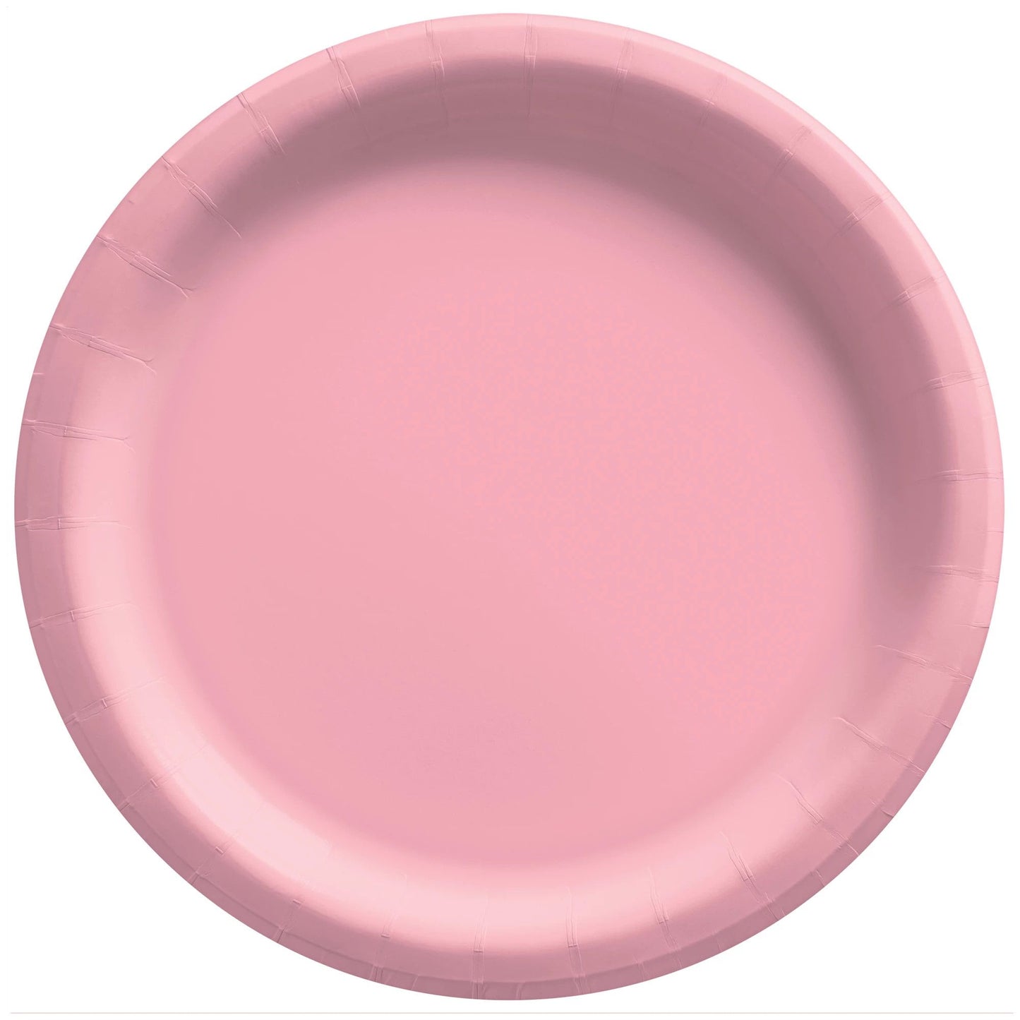 Extra Sturdy New Pink Party 10in Paper Plates, 50 ct