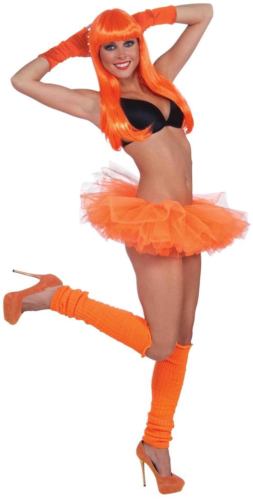 Neon Orange Adult Ballerina Ballet Tutu