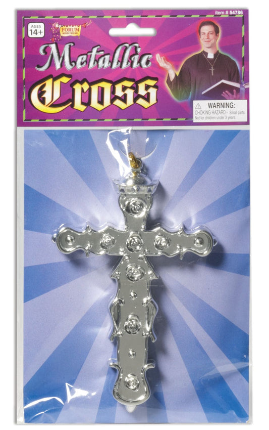 Metallic Monk High Priest Costume Cross