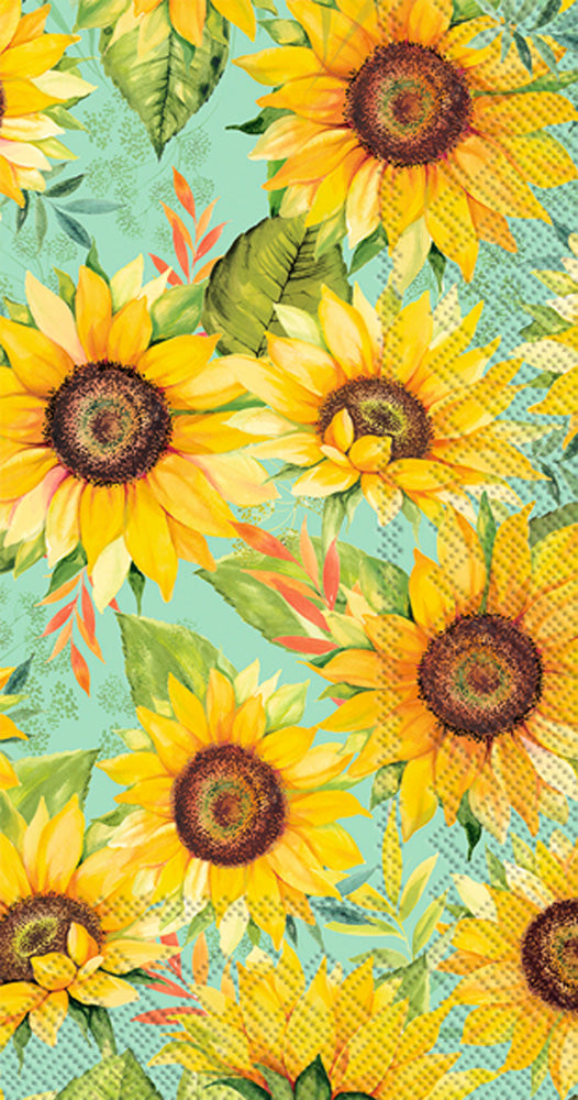 Vincent Van Gogh Sunflowers Guest Towels 16 ct.