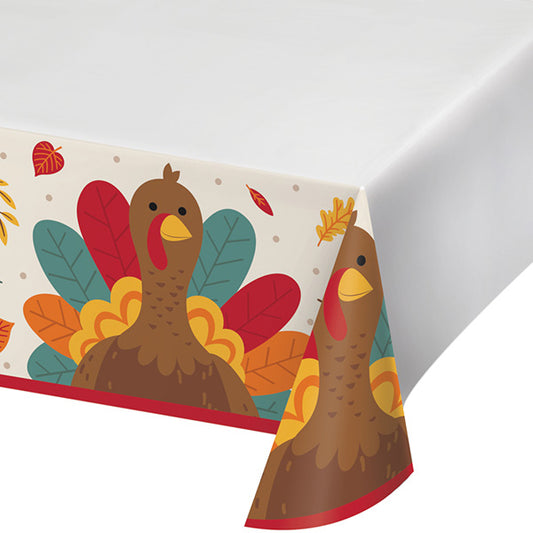 Tom Turkey 54 x 102in Paper Table Cover