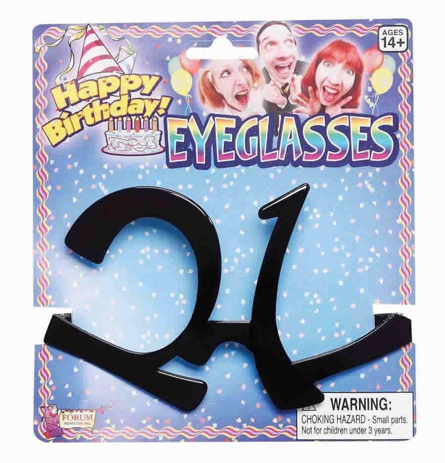 21st Birthday Glasses