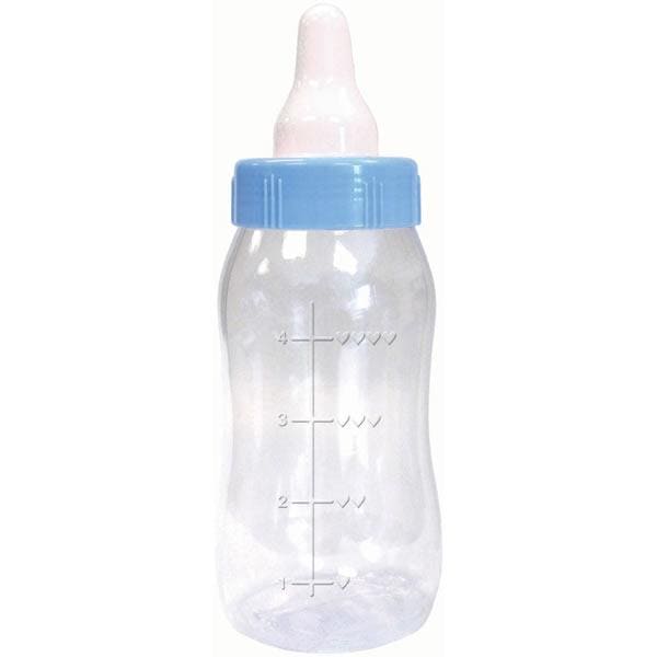 Jumbo Blue Baby Bottle Bank