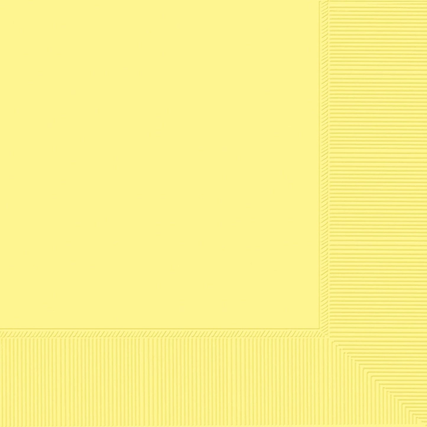 Light Yellow Luncheon Napkins 40 ct.  8" x 8"