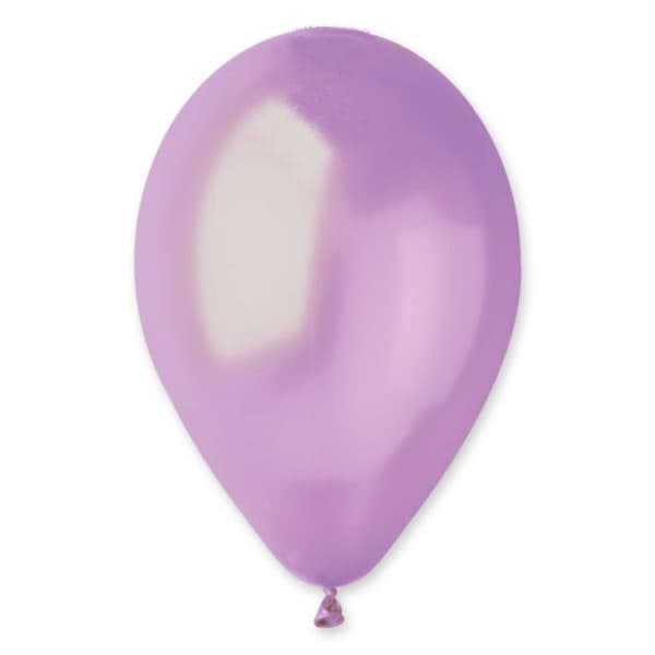 12" Latex Balloon MetallicLavender 50 ct