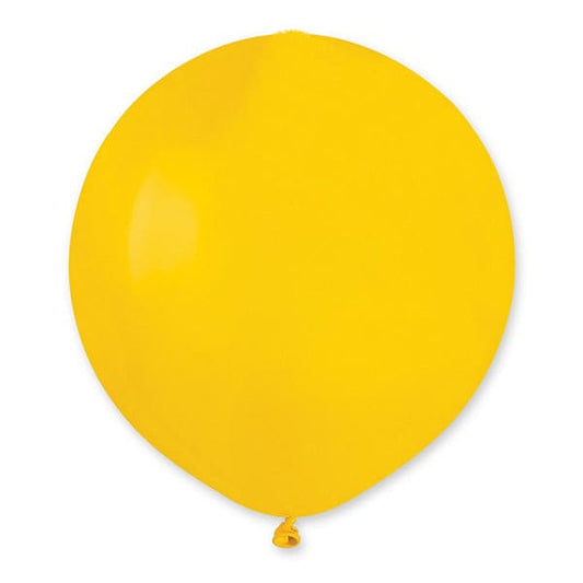 19in Latex Balloons Yellow 25ct