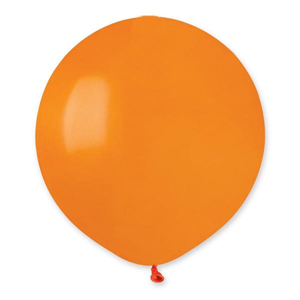 19in Latex Balloons Orange 25ct