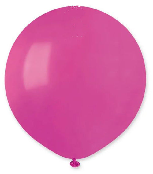 19" Latex Balloon Fuchsia 25 Ct