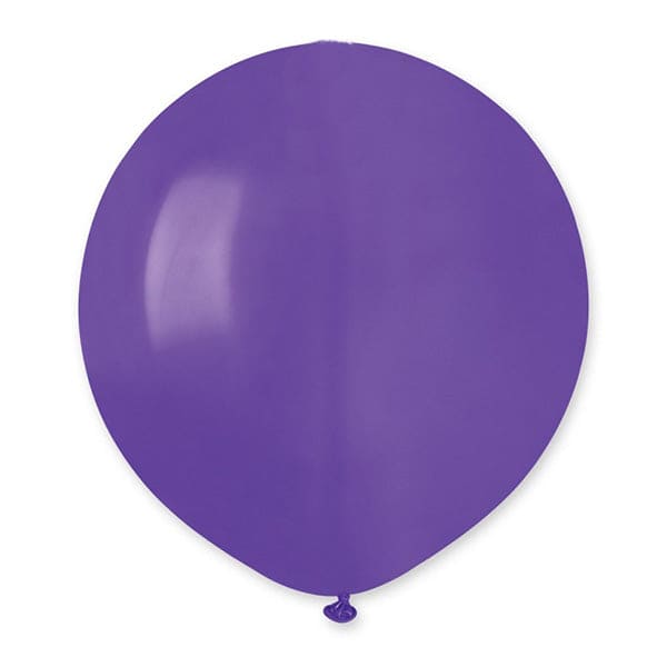 19in Latex Balloons Purple 25ct