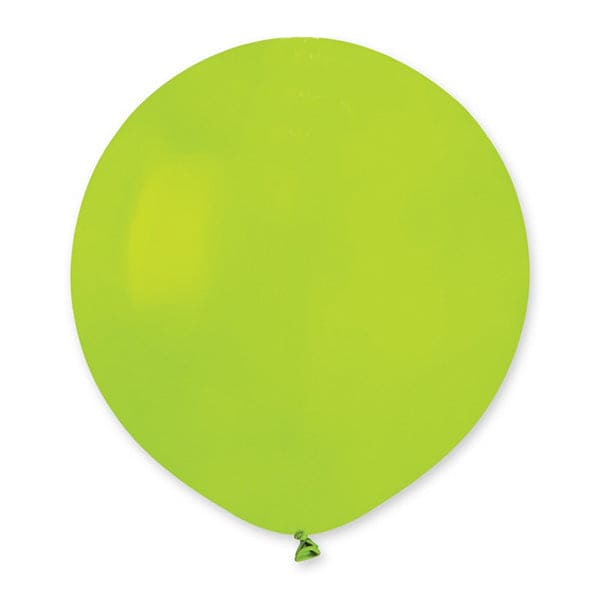 19in Latex Balloons Light Green 25ct