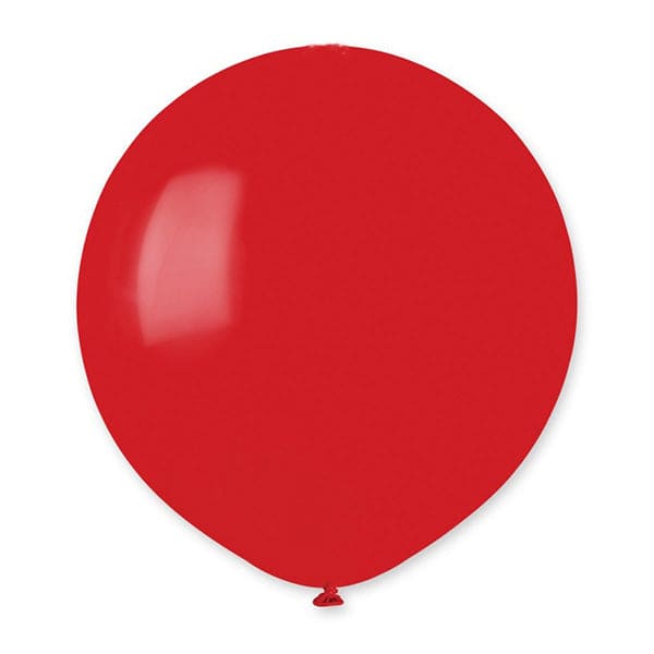 19in Latex Balloons Red 25ct