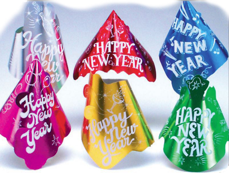 Happy New Year Foil Hat