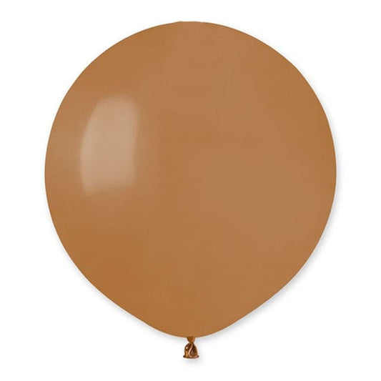 19in Latex Balloons Mocha 25ct