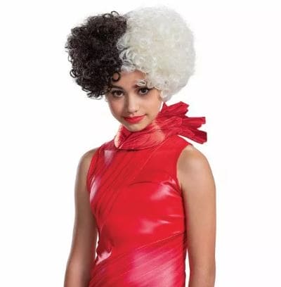 Cruella Teen Black and White Wig