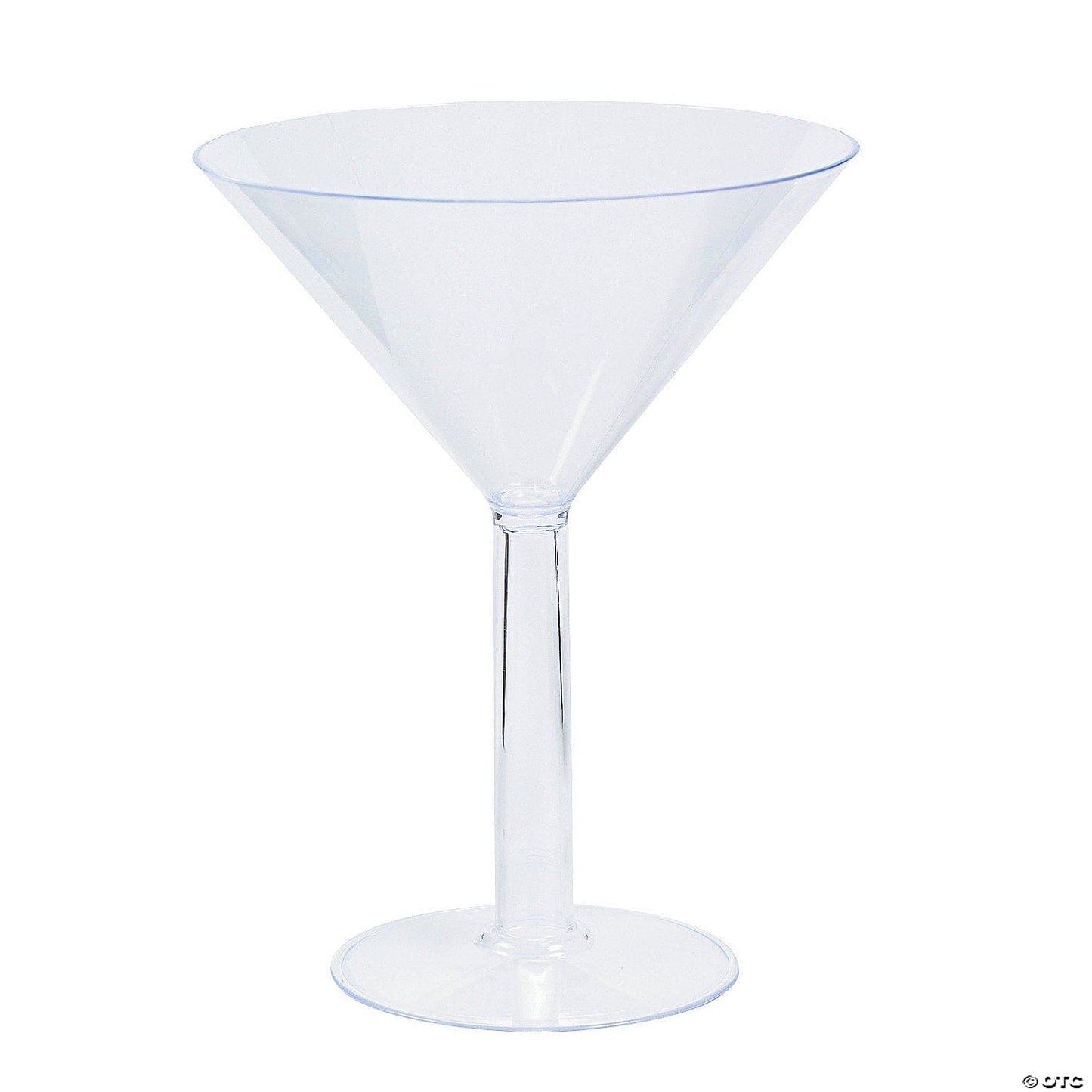 12" Plastic Martini Glass