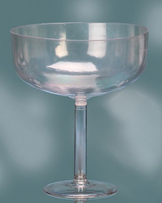 Plastic Champagne Glass 9in Tall