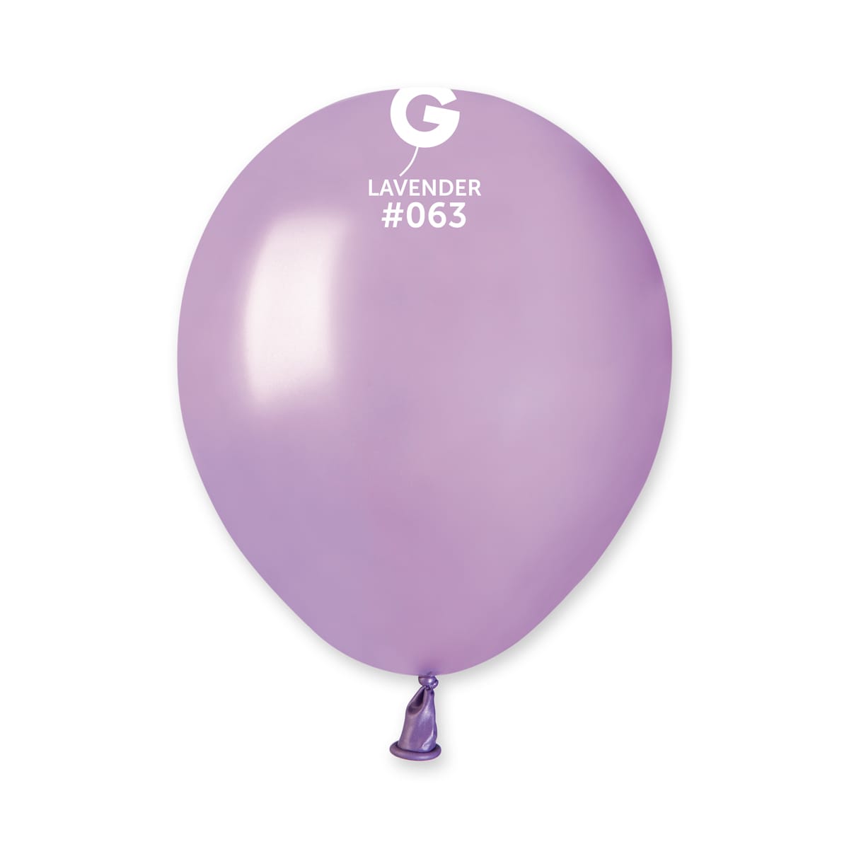 Lavender 5" Metallic Latex Balloon