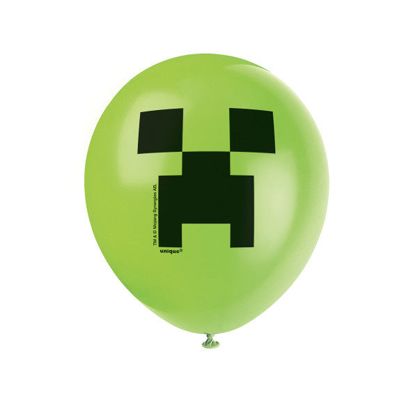 Minecraft 12in Latex Balloons