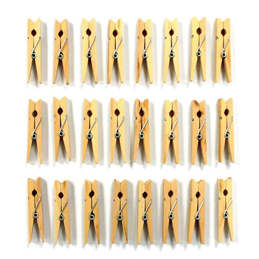 Natural Wood Clothespins 24 ct.