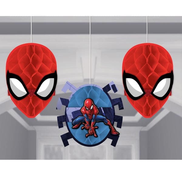 Spiderman Webbed Wonder Honeycomb Decorations